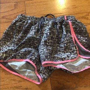 Under Armor running shorts